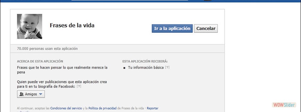 Su propia aplicación de Facebook