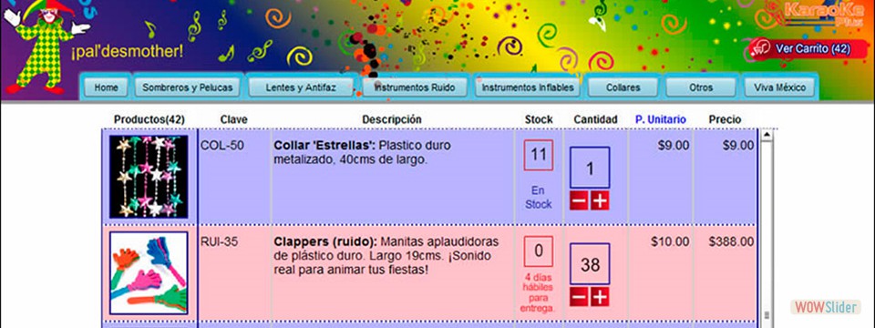 TIENDAS EN LINEA con módulo de pago, e-Shop